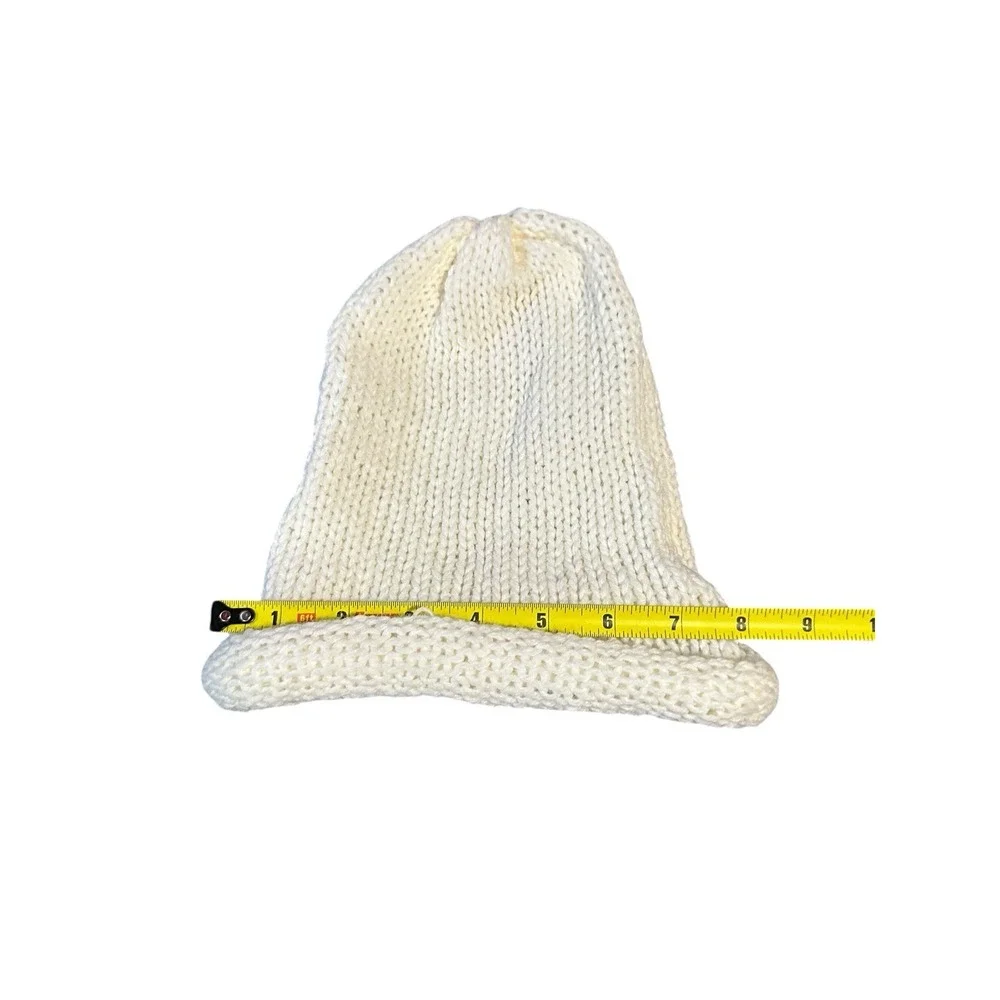 NEW‎ knitted handmade beanie hat adult one size teens men women one layer